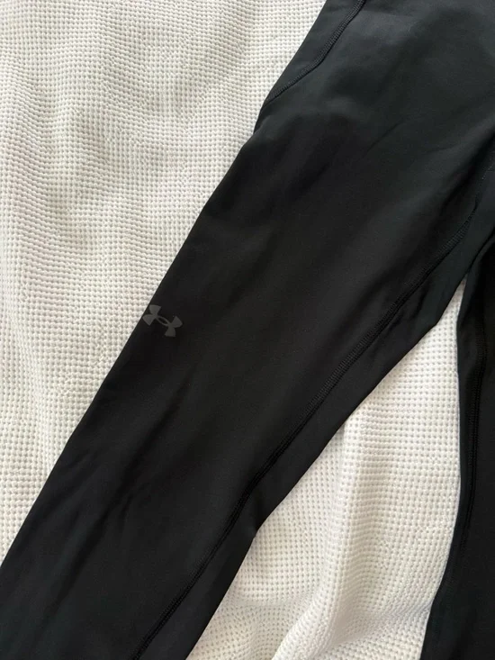 Under Armour Black Compression High-Rise Full Length Leggings - Picture 3 of 9
